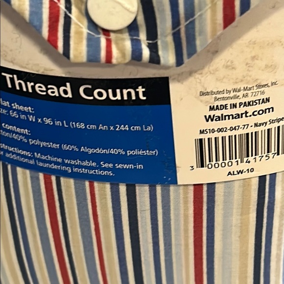 Mainstays Twin Flat Sheets Quantity 2 - Picture 5 of 11